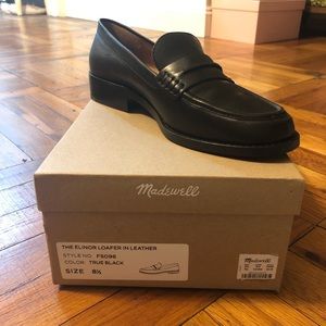 Black Madewell loafers